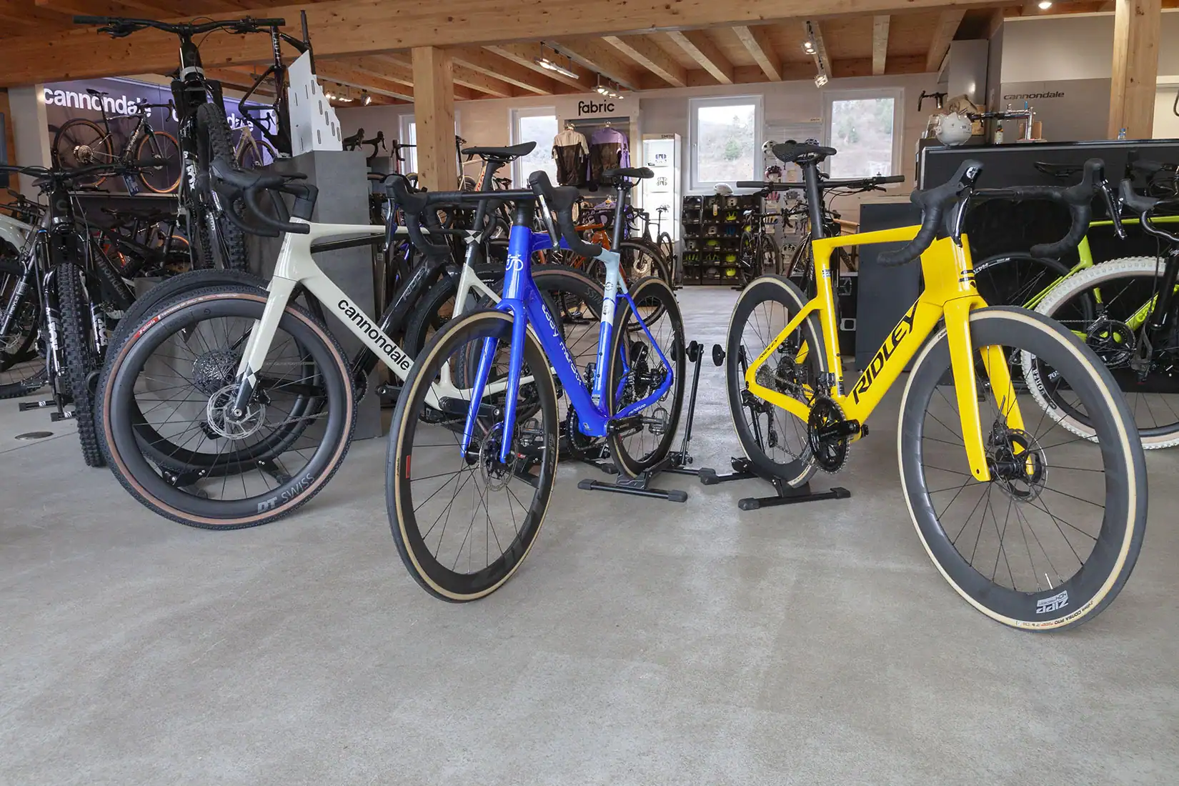 Hochwertige Cannondale, Ridley und Eddy Merckx Fahrräder im Fachgeschäft.